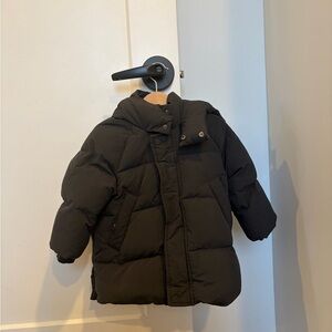 Zara Kids Quilted Winter Puffer Coat + Snow Bib